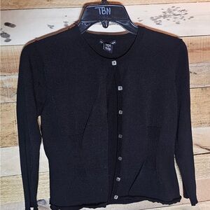 Anthropologie Women Black Sweater Cardigan